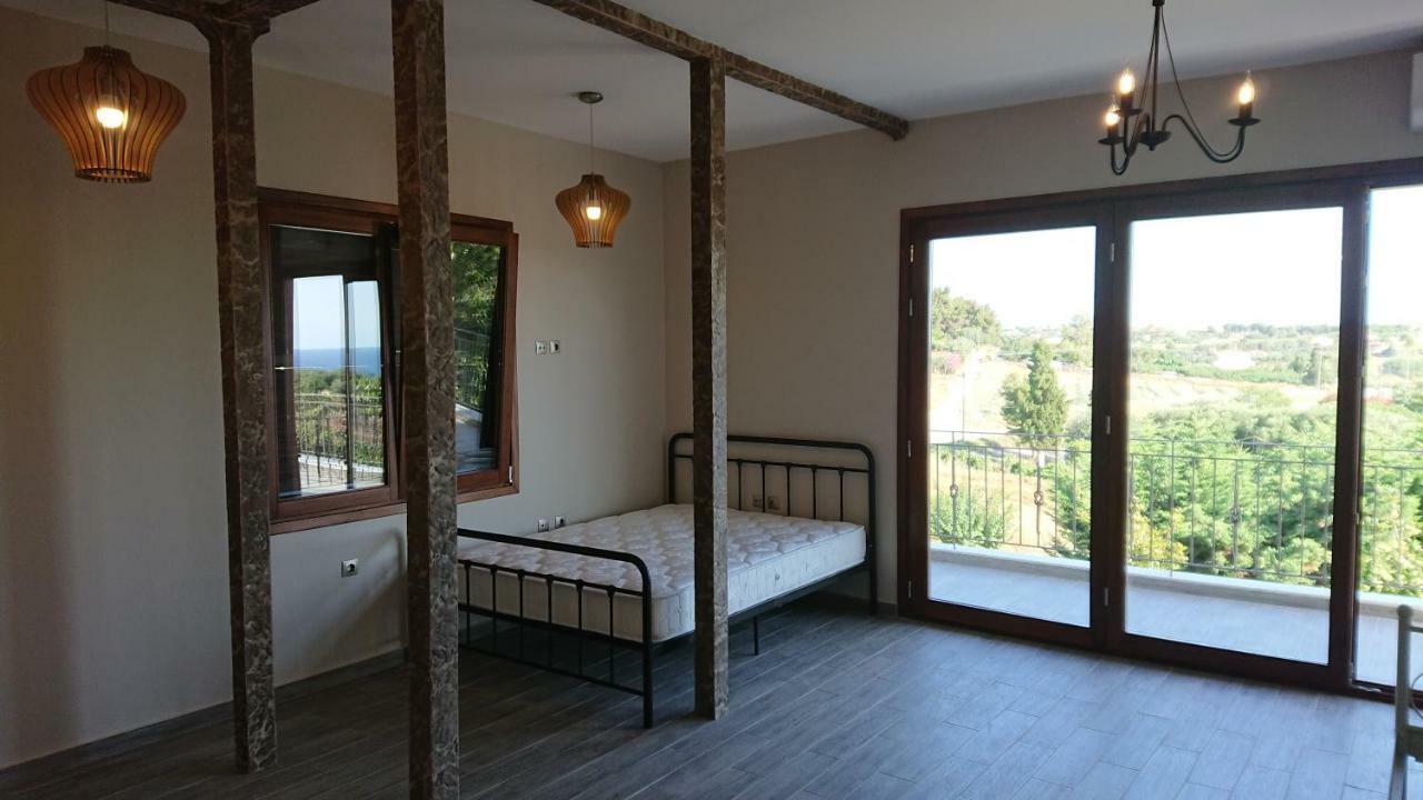 Stone House With Seaview Apartment Nea Poteidaia Bagian luar foto
